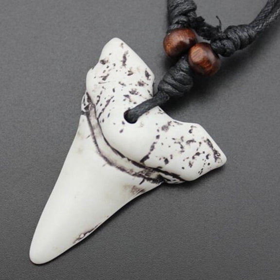 Pendant Necklace Teeth Surf Surfer Gift Mens Womens Punk Jewellery