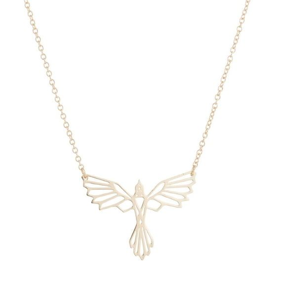 Pendant Necklace for Women Geometric Flying Bird Necklace Fashion Animal Necklace Pendant Collarbone Chain Female Jewelry