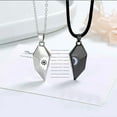 thumbnail image 1 of Pendant Necklace for Women Love Pendant Necklace Magnetics Sun Moon Heart Shaped Couple Necklace Valentine'S Day Gift, 1 of 9