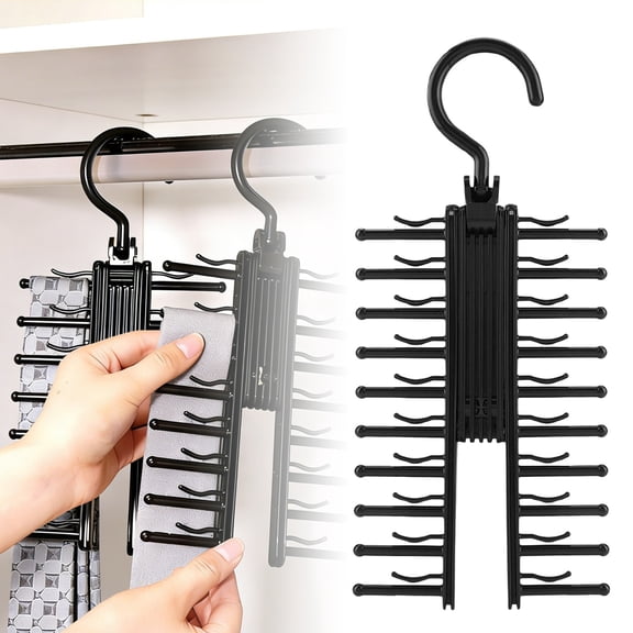 Pendant Tie Belt Rack Belt Organizer Functional Tie And Scarf Hanger Hook For Tie And Bow Storage Hanging Stand For Bow Ties
