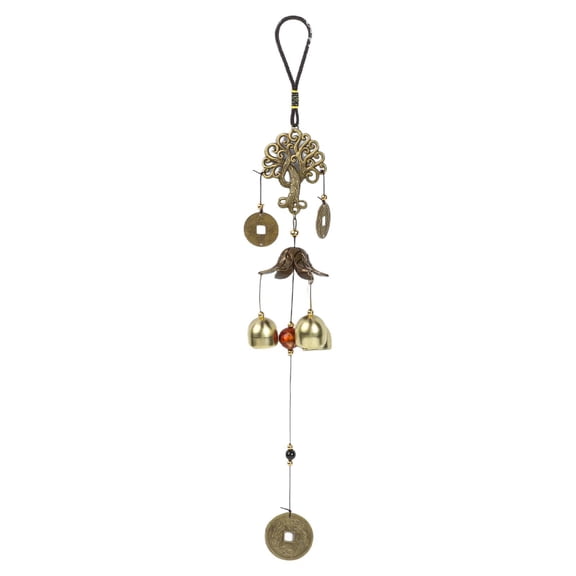 Pendant Wind Chimes Wind Chimes Wood 45Cm Home Decoration Lucky Tree Replacement Represents Love And Miss Bells And Wish