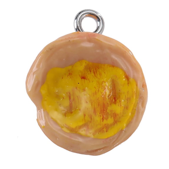 Pendants for Jewelry Making, Bracelet Necklace Earrings Charms DIY Kit, 3D Cute Pastry Bread Birthday Christmas Friends Jewelry DIY Gift for Women Girls