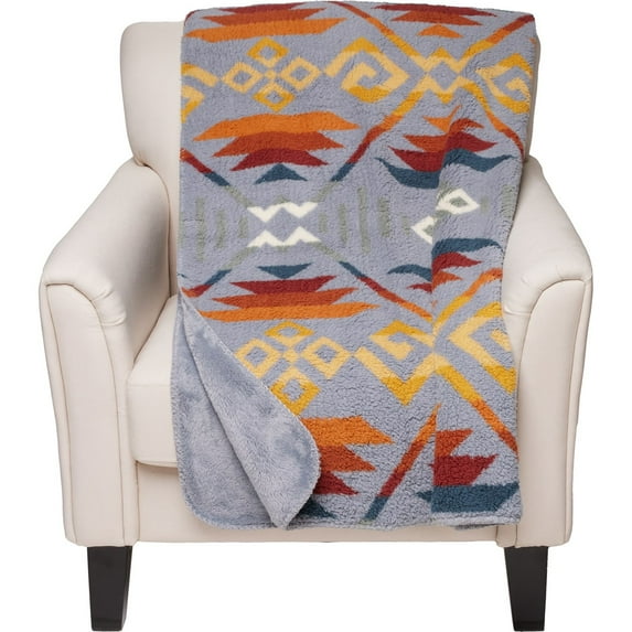 Pendleton Coyote Sherpa Throw Blanket – Soft & Coz Fleece Blanket