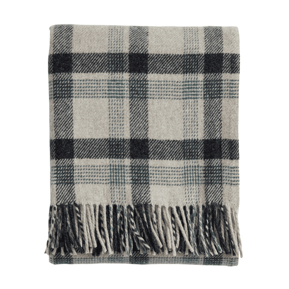 Pendleton Eco-Wise Oat Kelso Plaid Washable Wool Blanket, Throw
