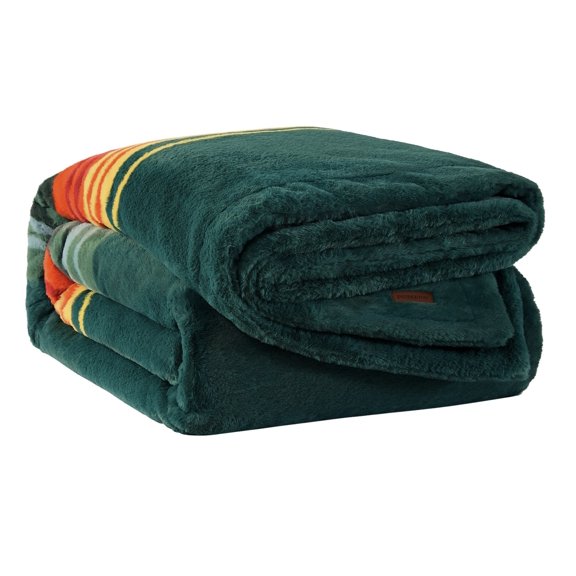 Pendleton Faux Fur Luxe Blanket, Queen