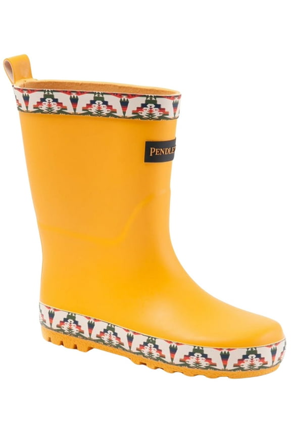 Girls' Tucson Rain Boot Round Toe Yellow 13 D