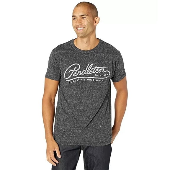 Pendleton Men's Rope Logo Graphic T-Shirt Gray Size M
