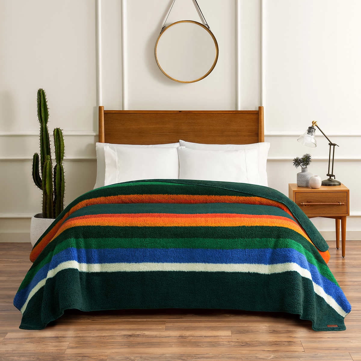 Pendleton sherpa fleece throw best sale