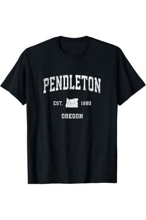 Pendleton Oregon OR Vintage Athletic Sports Design T-Shirt