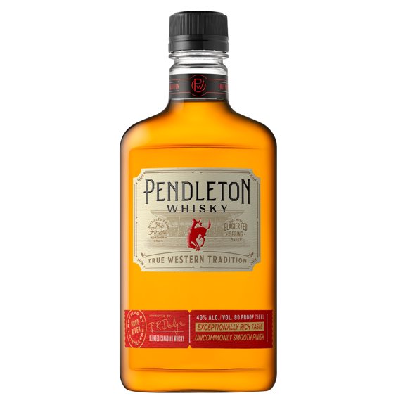 Pendleton Original Canadian Whiskey, 40% ABV, 1 Count, 375 ml Plastic Bottle