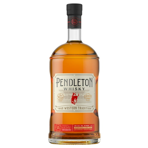 Pendleton Original Canadian Whiskey, 1.75 L Glass Bottle, 40% ABV