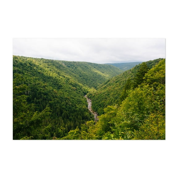 Pendleton Point - West Virginia Photography Nature Forest Landscape Mountain Scenic Autumn Rural Unframed Wall Art Print 4 x 6 inches