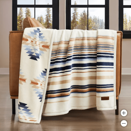 Pendleton Reversible Plush Throw - Walmart.com