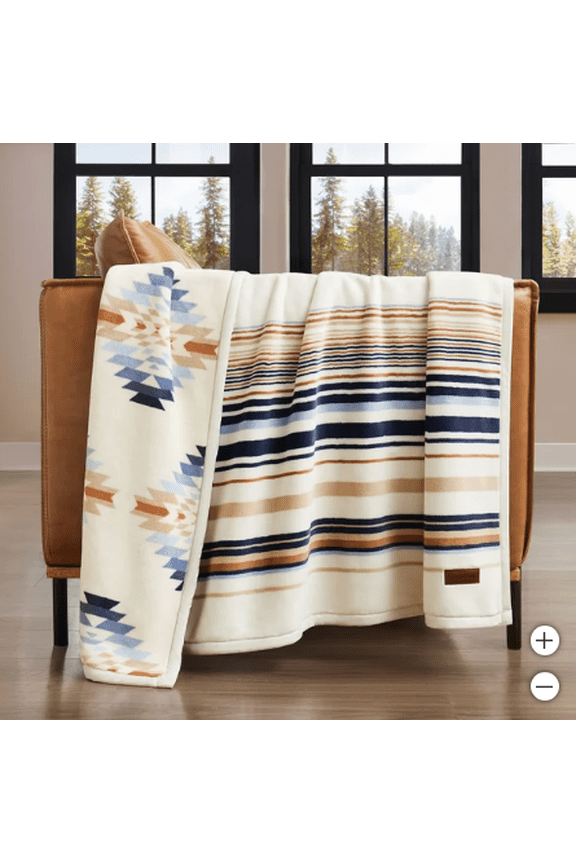 Reversible Plush Throw