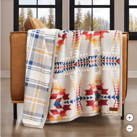 Pendleton Reversible Plush Throw