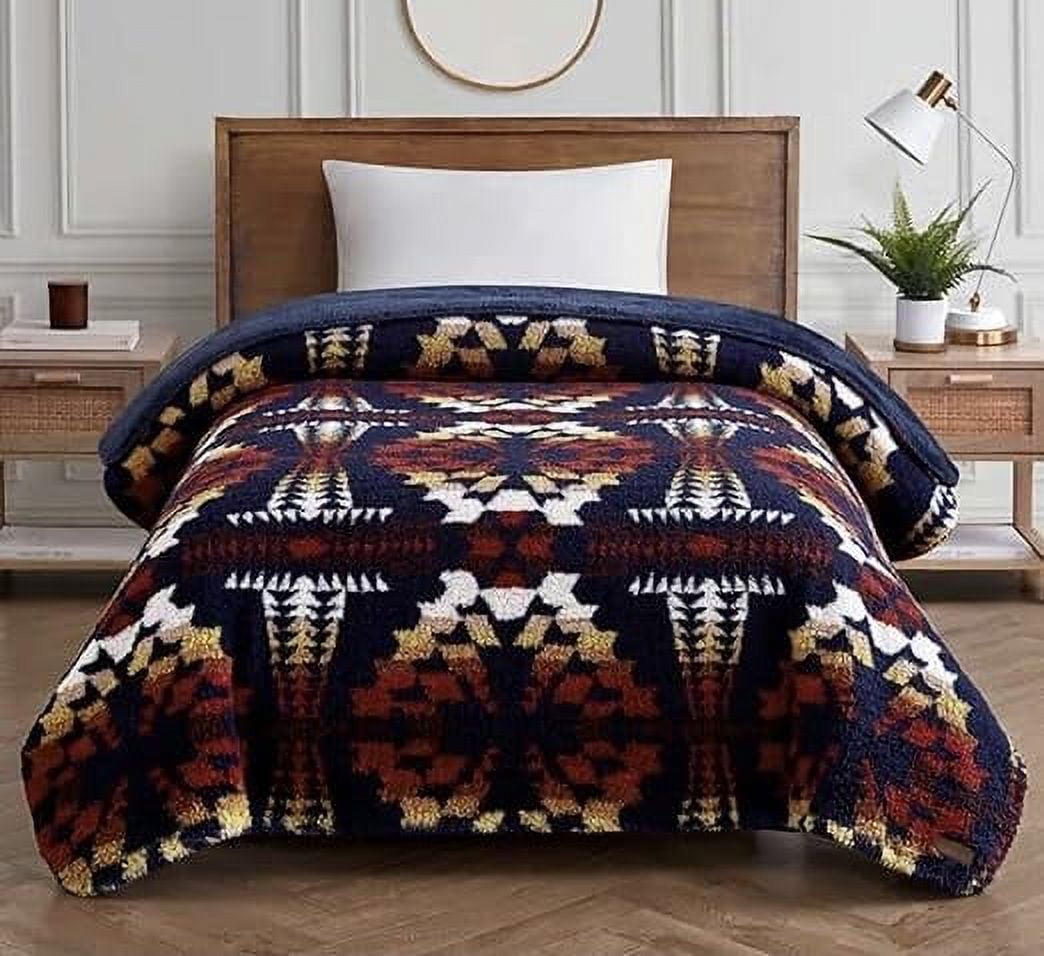 Pendleton Sherpa Reversible Fleece Blanket Select Twin Queen King FREE FAST  SHIP