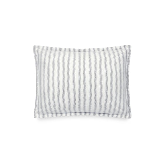 Pendleton Ticking Stripe Sham, Size Standard - Grey