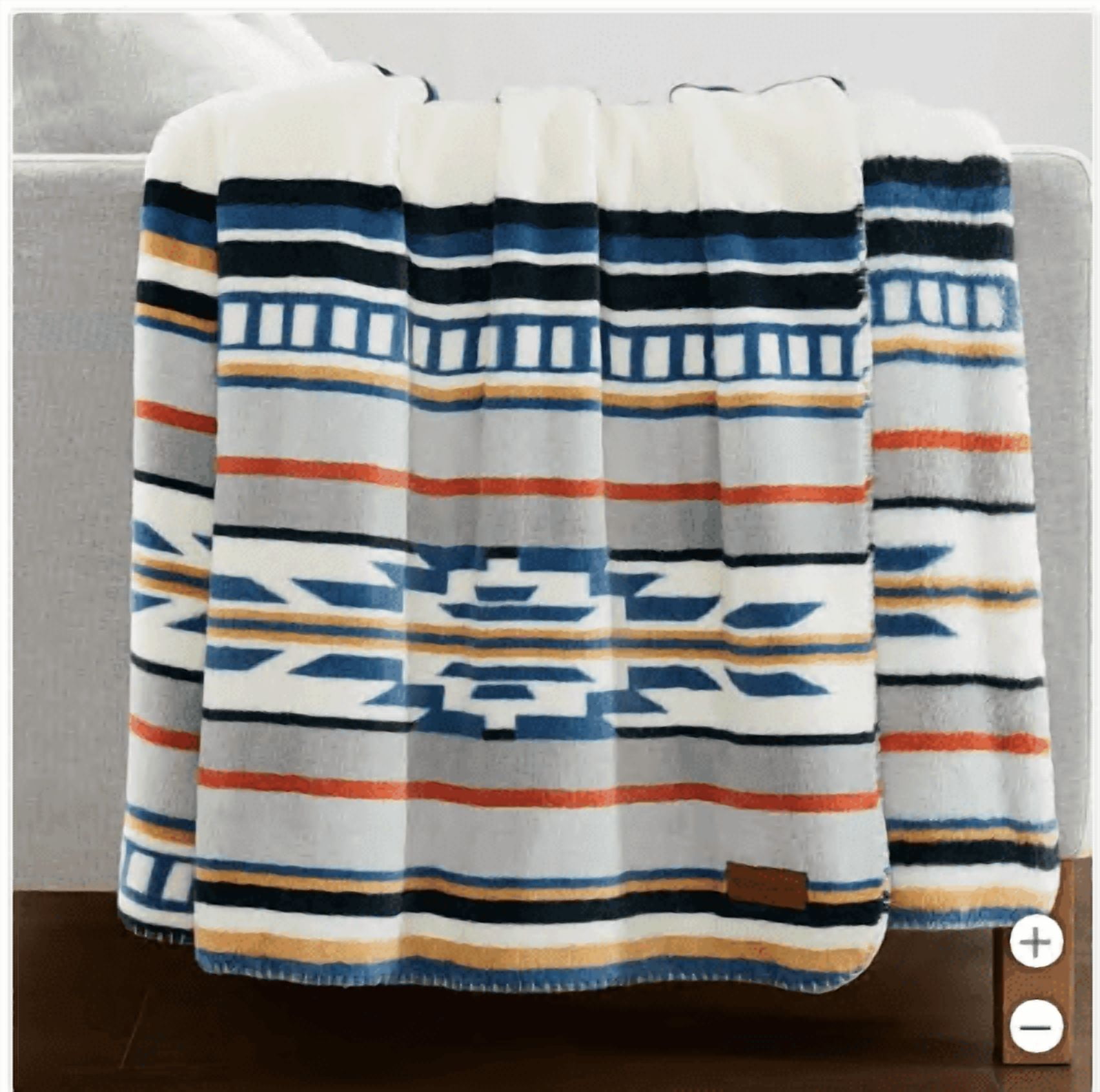 Pendleton Ultra Soft Plush Throw  -Saltillo Stripe