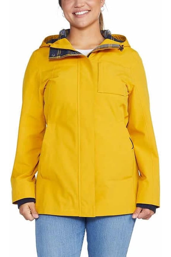 Women's Rain Jacket (X-Large, Yellow/Goldenrod/Gold)