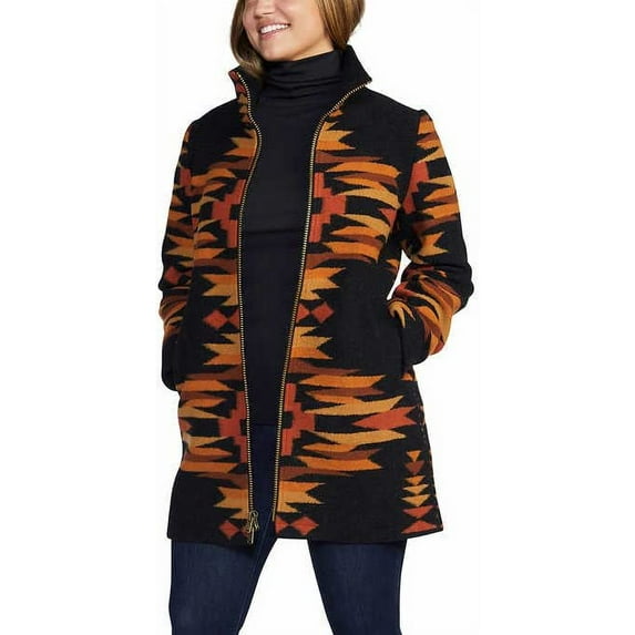 Pendleton Women's Wool Blend Walker Coat (Desert Mesa,L)