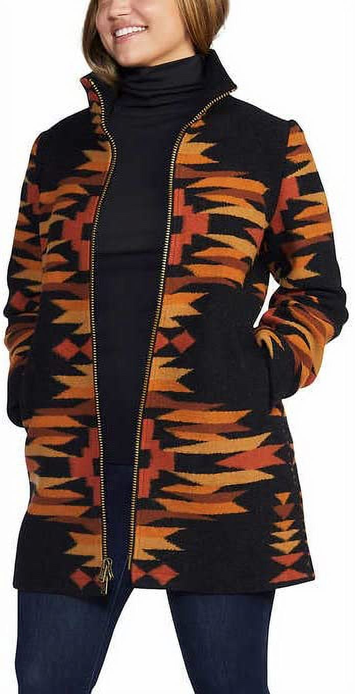 Pendleton Women s Wool Blend Walker Coat Desert Liberia Ubuy