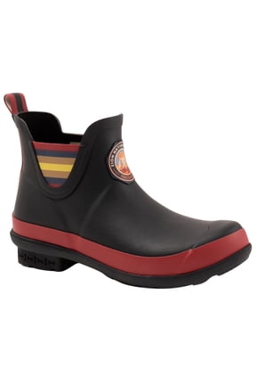Women's Zion National Park Chelsea Rain Boot Round Toe Black 7 M