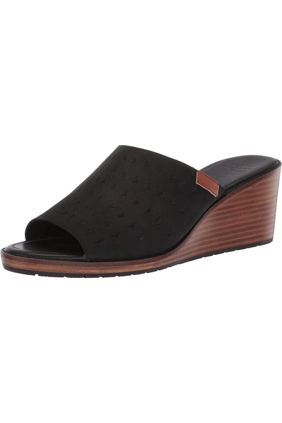 Womens Peconic Wedge Sandals, Black, 10