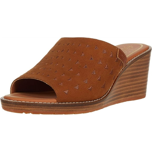 Pendleton Womens Peconic Wedge Sandals, Brown, 10