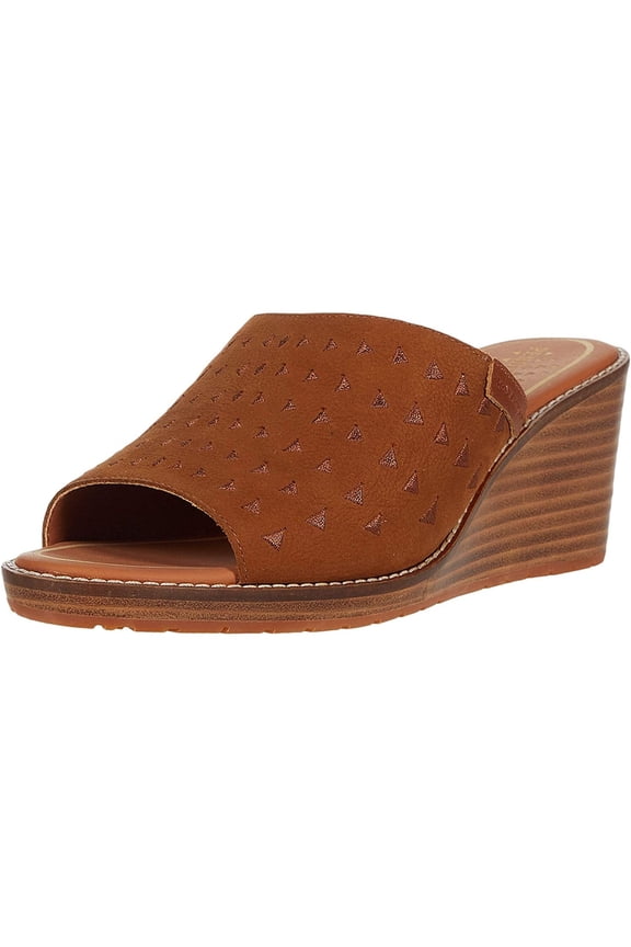 Womens Peconic Wedge Sandals, Brown, 7