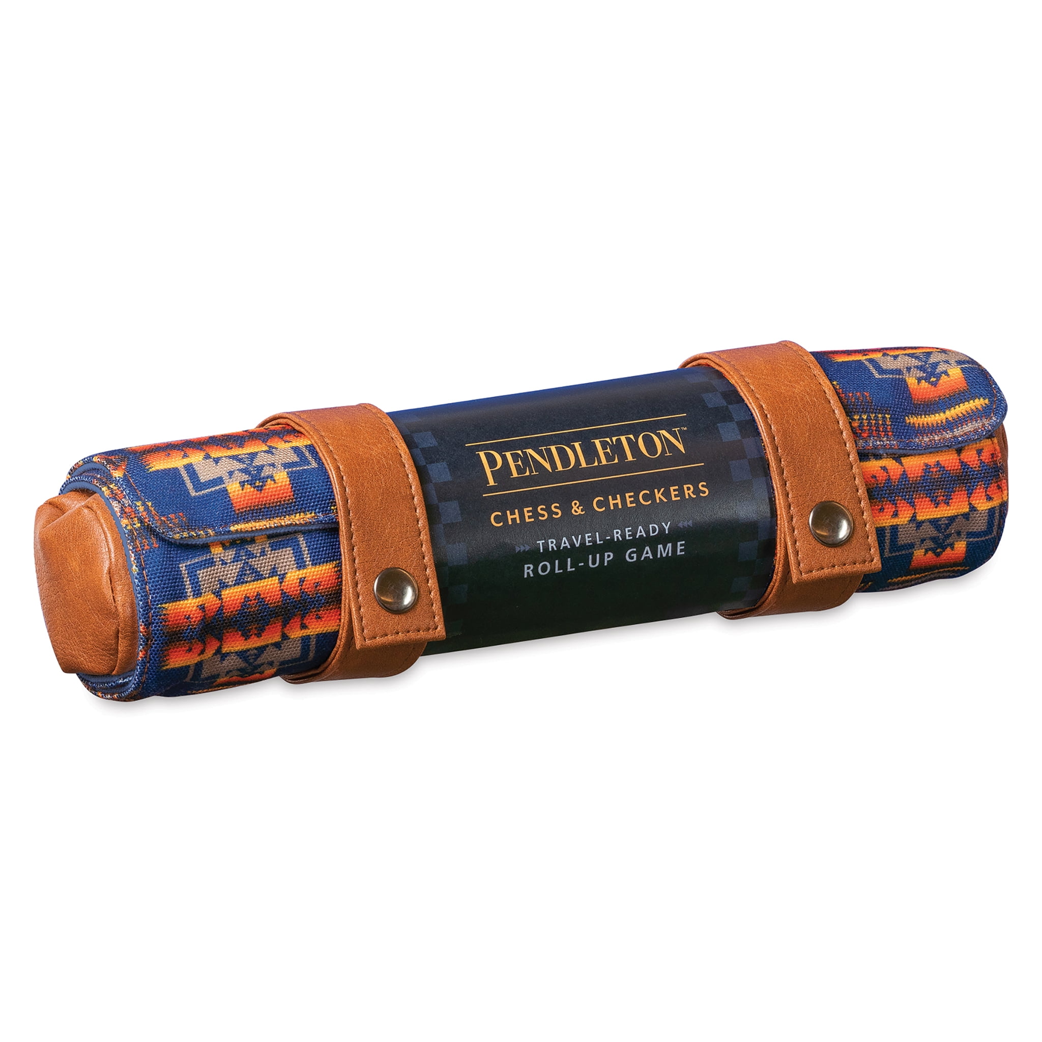 Pendleton Travel-Ready Roll-Up Chess & Checkers Set