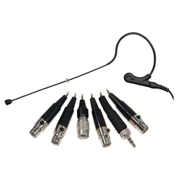 PendoMax Multi-Adapter Black Earworn Microphone - Versatile and Reliable Wireless Microphone for Musicians, Broadcasters, and More