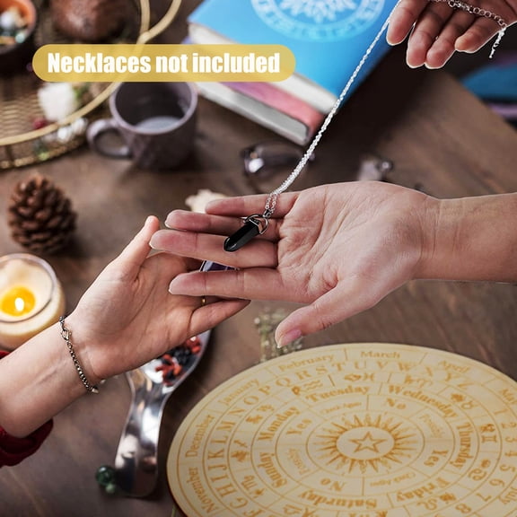 Pendulum Board,Divination Round Witchcraft Wiccan Altar Witchcraft Wooden Divination Round Iuppa D Round D Round D Witchcraft Mewmewcat Divination Wooden Qahm S