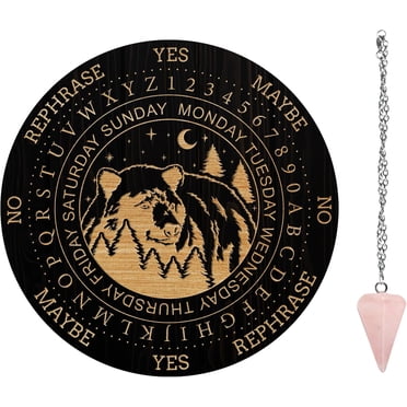 Pendulum Wood Board Sets Dowsing Divination Dowsing Metaphysical