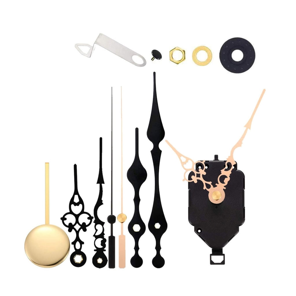 Pendulum Clock Mechanism Set for Wall Clocks Replacement Kits Shafts Length 13mm