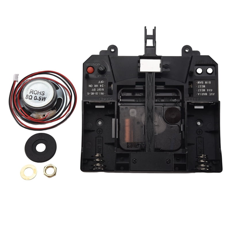 Pendulum Clock Movement Music Box Silent Sweep Quartz Mechanism Wall Clock Replacement Part
