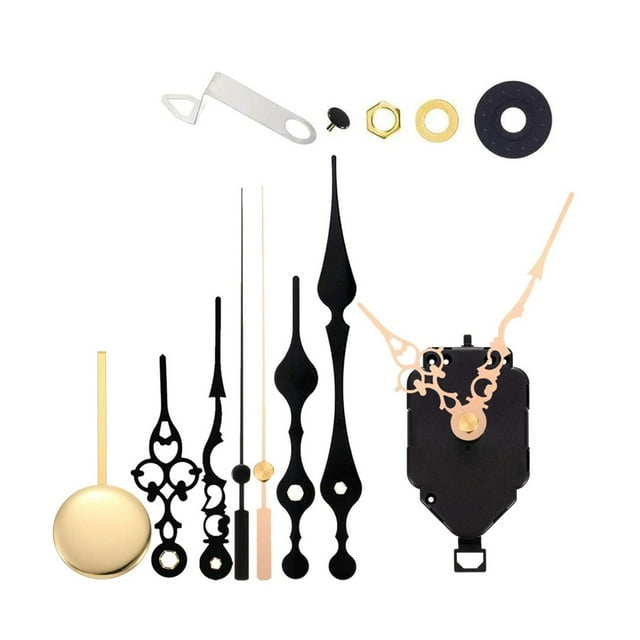 Pendulum Clock Movement Set Mechanisms Hands Replacement Kits for Wall