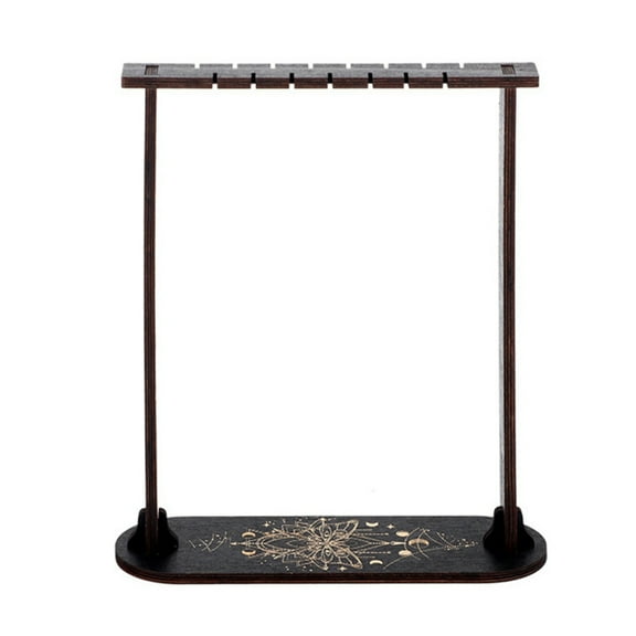 Pendulum Display Stand Crystal Display Shelf for Stones Rocks Crystal Pendulum Holder Witch Ornament Holder Stand for Home Tabletop Necklace Stone Rack