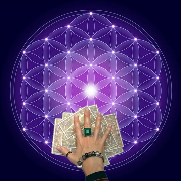 Pendulum Dowsing Divination Table Cloth Astrology Board Game Cards Oracles Pad