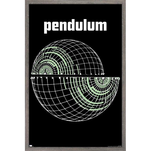 Pendulum - Globe Wall Poster, 22.375" x 34", Framed