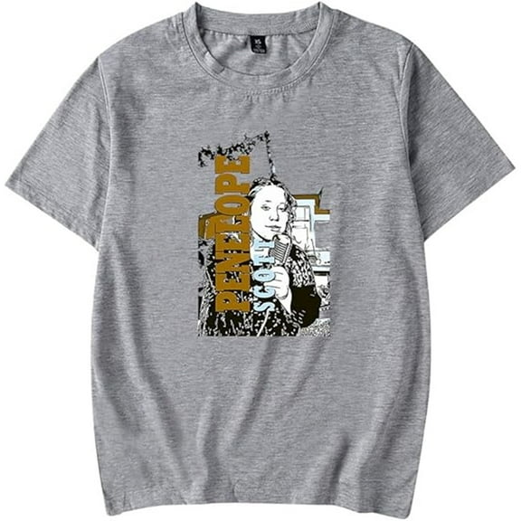 Penelope Scott Merch T-shirt Summer Retro Round Neck Short Sleeve Men And Women Street Wear