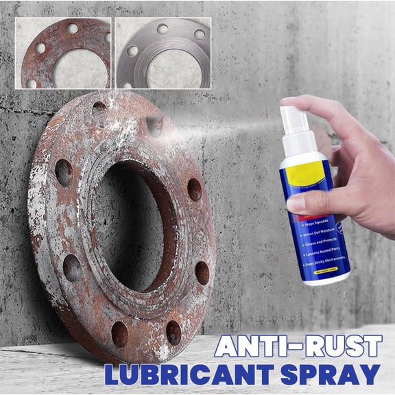 Penetrating Lubricant Spray, 3.4 oz Rust Remover and Inhibitor for Tools, Automotive Parts, Locks and Hinges, Fast Acting Formula to Loosen Rusted Bolts and Prevent Corrosion
