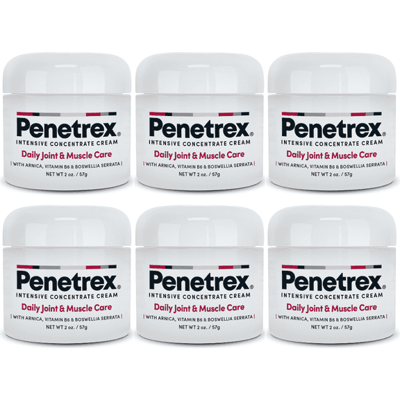 Penetrex Daily Joint & Muscle Care, 2oz Cream (6-Pack)