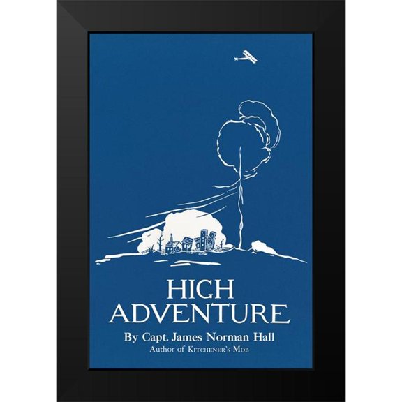 Penfield, Edward 11x14 Black Modern Framed Museum Art Print Titled - High Adventure