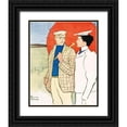 thumbnail image 1 of Penfield, Edward 12x14 Black Ornate Wood Framed with Double Matting Museum Art Print Titled - Vintage Calendar 1897, 1 of 4