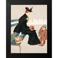 thumbnail image 1 of Penfield, Edward 19x24 Black Modern Framed Museum Art Print Titled - Woman sitting on a bench, 1 of 4