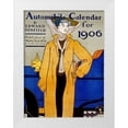 thumbnail image 1 of Penfield, Edward 19x24 White Modern Wood Framed Museum Art Print Titled - Automobile Calendar for 1906, 1 of 4