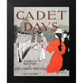 thumbnail image 1 of Penfield, Edward 20x24 Black Modern Framed Museum Art Print Titled - Cadet Days, 1 of 4