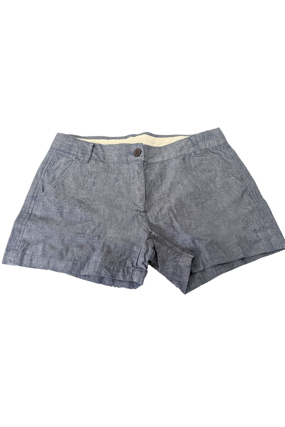 Women's Blue Selvedge Marion Tailored Shorts Size 32