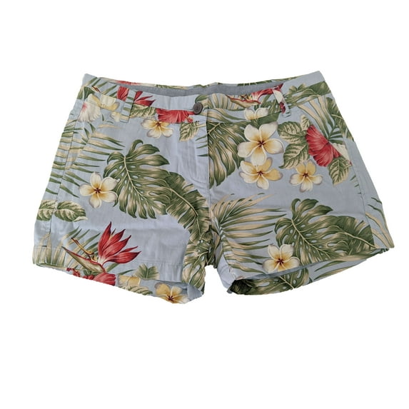 Penfield Women's Palm Print Marion Tailored Shorts Size 32