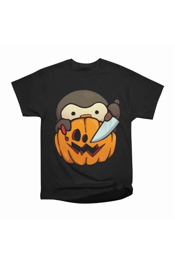Pengu Pumpkin T-Shirt Tee Gift For Him Merch For Her Apparel For Friend